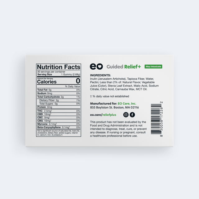 Guided Relief+ THC Gummies